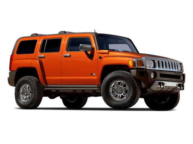 2008 HUMMER H3 SUV Luxury in Graphite Metallic — front three-quarter view