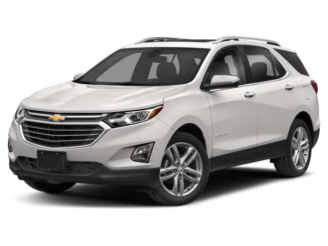 2018 Chevrolet Equinox Premier in Mosaic Black Metallic — front three-quarter view