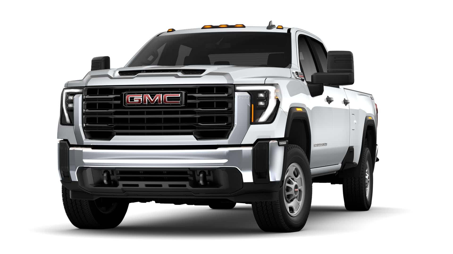 2026 GMC Sierra 2500 HD Pro in Summit White — front three-quarter view